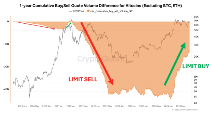  “鲸鱼正在为下一轮山寨币反弹做准备”——CryptoQuant 创始人