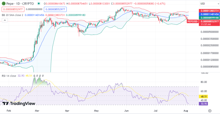 Pepe Coin 面临动荡的市场：在抛售中能否维持支撑？