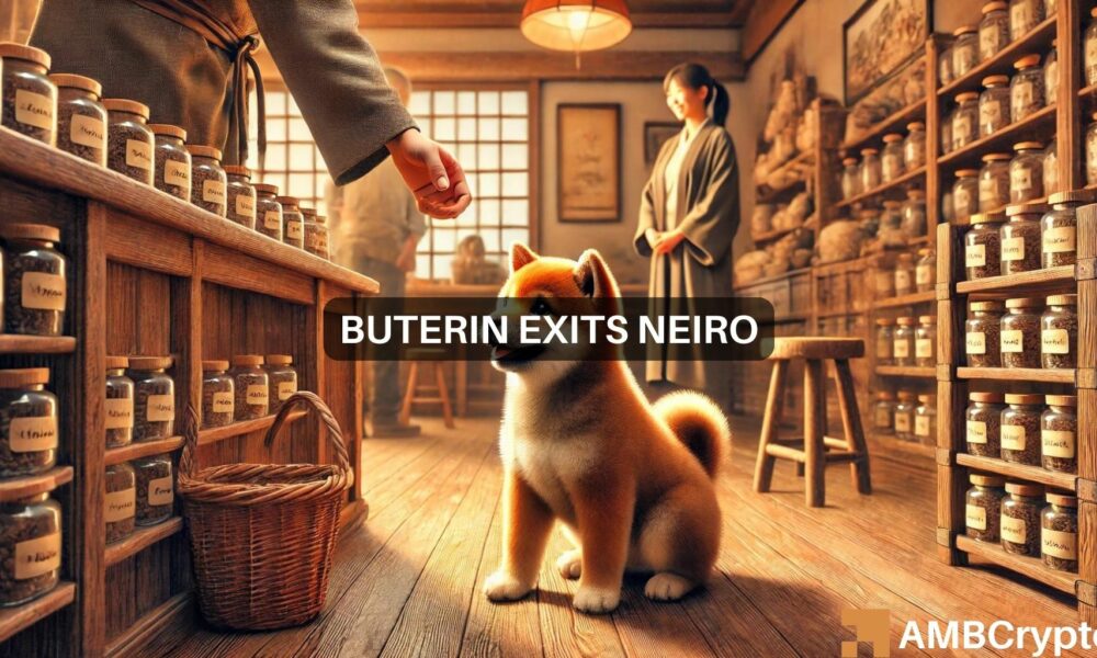 Vitalik Buterin放弃NEIRO买入ETH：NEIRO暴跌60%——下一步是什么？