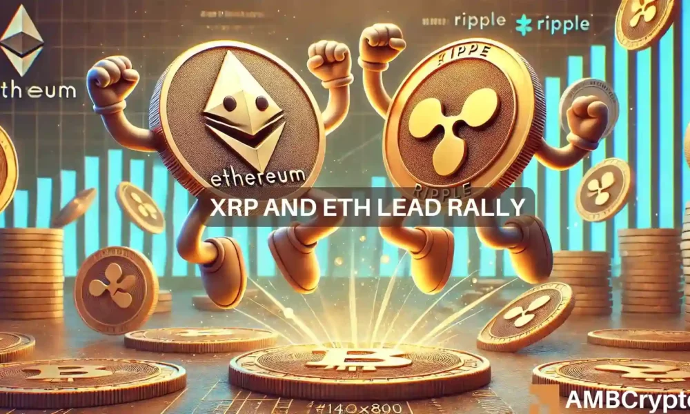 XRP、以太坊飙升两位数——现在怎么办？