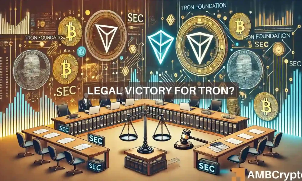 Tron基金会取得“法律胜利”-法官拒绝美国证券交易委员会的要求