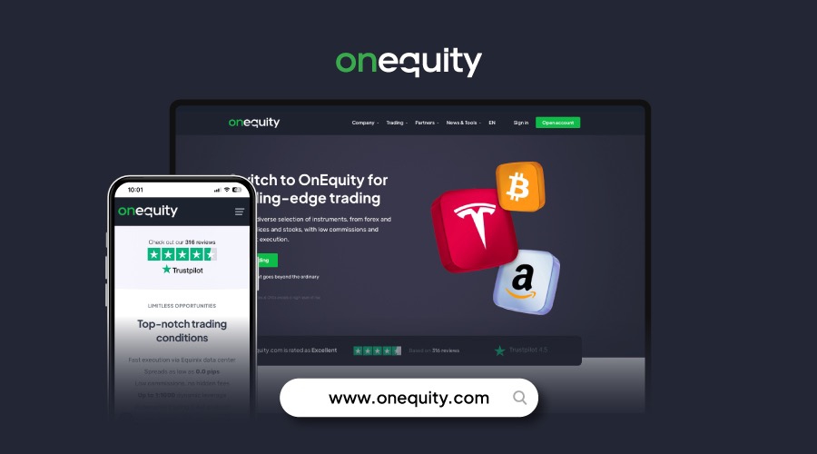 OnEquity推出新网站：简化全球市场差价合约和外汇交易