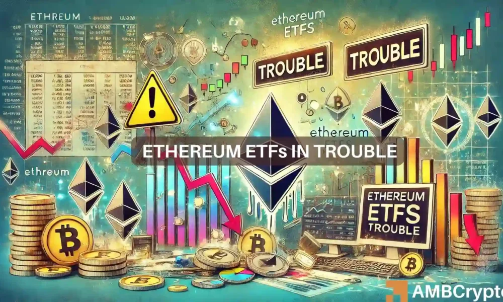 Grayscale的ETH ETF遭遇资金外流，拖累以太坊价格