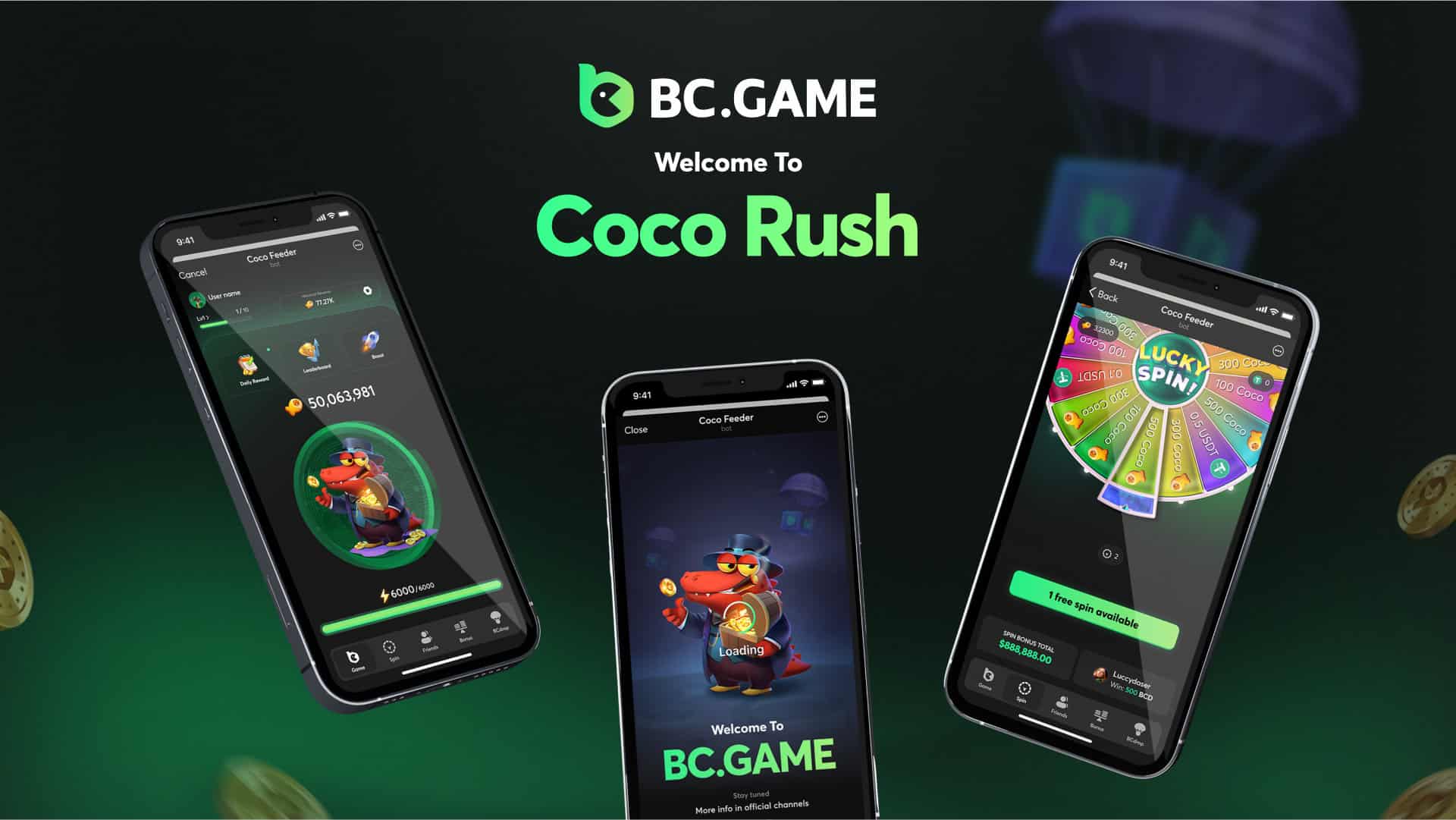 BC。GAME推出Coco Rush：Telegram上的一款新迷你应用程序游戏