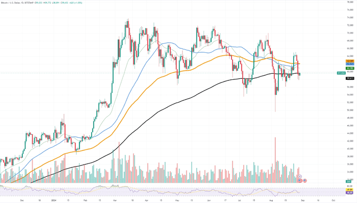 58,900 美元是比特币 (BTC) 的完美价格，原因如下